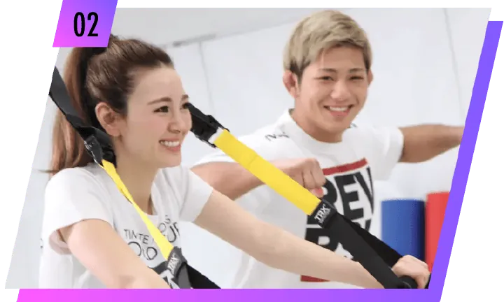 パーソナルコースでマンツーマン指導！